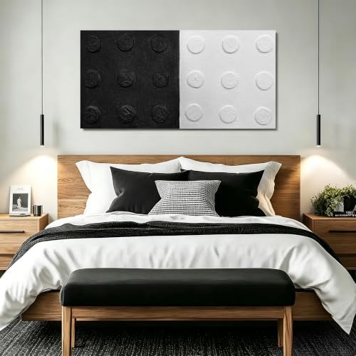 HUBOSKN Black And White Painting Wall Art - Image 6