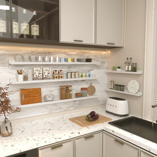 Giftgarden 47 Inch Long Floating Shelves - Image 4