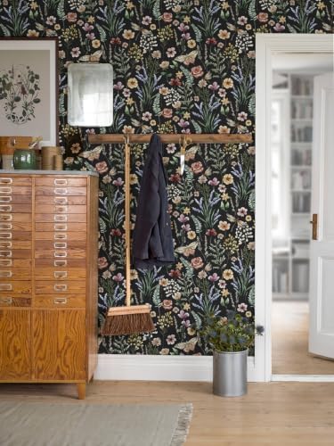 Orainege Vintage Floral Wallpaper Peel and Stick Wallpaper Boho Removable - Image 3