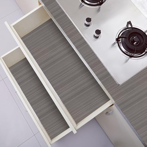 CAX Brown Grasscloth Peel and Stick Wallpaper Linen Texture Contact Paper - Image 7