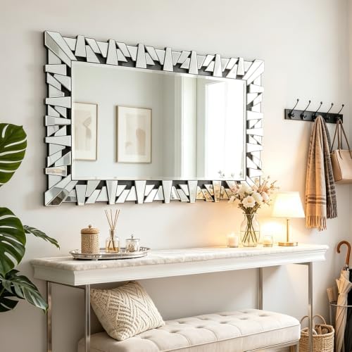 40" x 28" Large Wall Mirror by AutdotWallMirrors