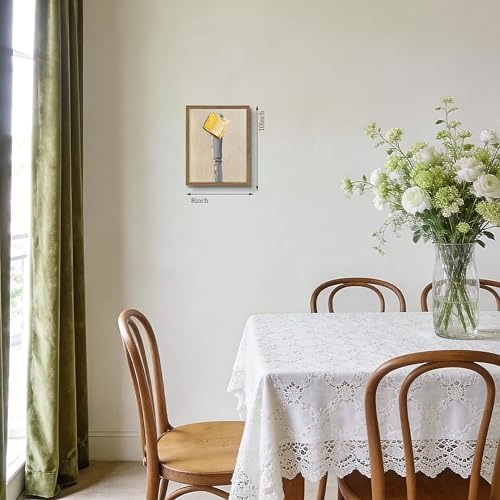 Framed Vintage Kitchen Wall Art, Butter on Knife Canvas Print, Modern - Image 4