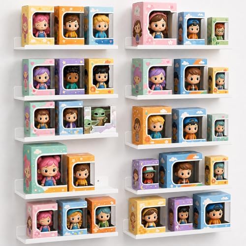 Lifewit Acrylic Floating Shelves by Lifewit