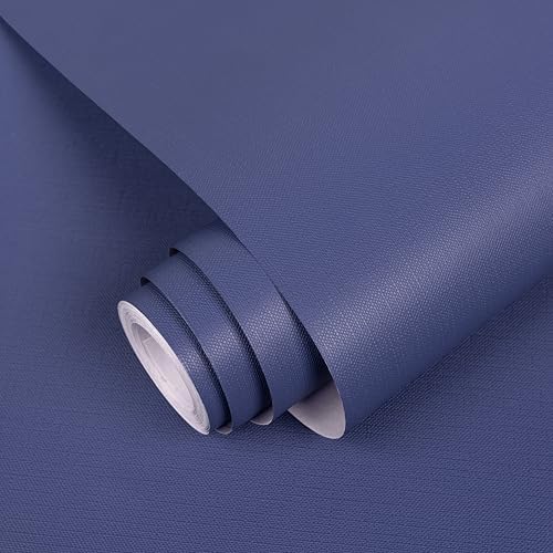 Dark Blue Peel and Stick Wallpaper Self-Adhesive Contact Paper Not Torn by Abyssaly