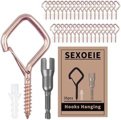 35PCS Eye Screw Hooks for Hanging Heavy Duty by Unknown