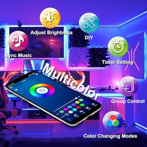 DAYBETTER LED Strip Lights 300ft RGB Music Sync Smart App Control - Image 6