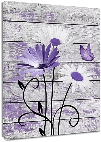 HVEST Farmhouse Floral Wall Art by HVEST
