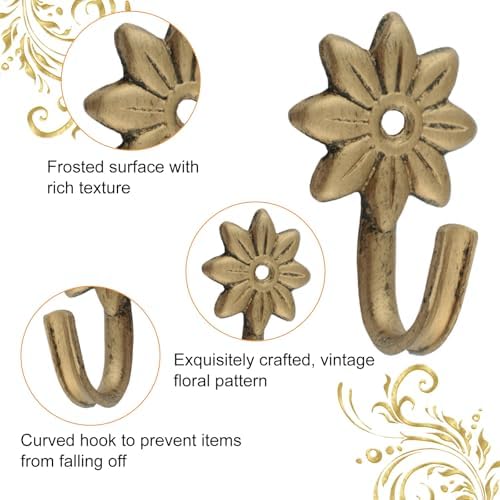 MOROBOR Flower Decorative Wall Hooks - Image 4
