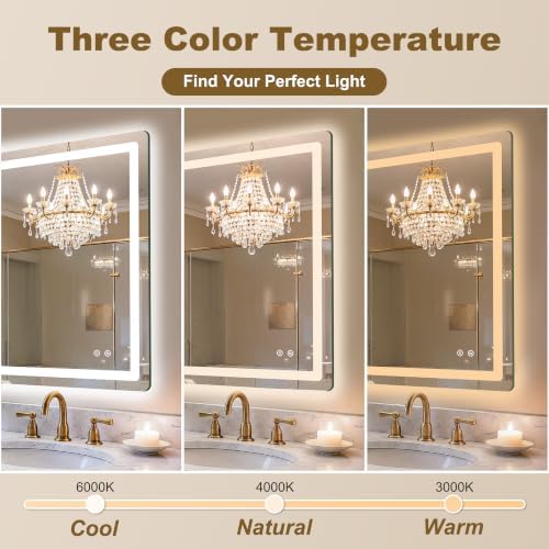 LED Bathroom Mirror with Lights - Image 4