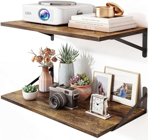 Fixwal 2pcs 10 in Deep Floating Shelves by Fixwal