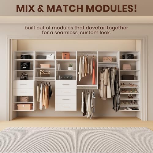 ROOMTEC Modular Closet System, Wooden Tower - Image 3