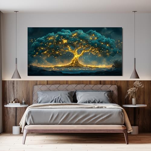 Canvas Wall Art Decor Canvas Art Wall Decor Green Wall Art Decor Large Tree of - Image 3