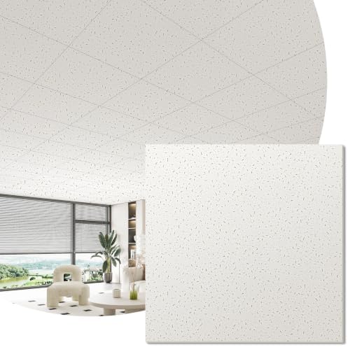 Art3d 2x2 Ft Printed Stucco Decorative Drop Ceiling Tiles - Image 2
