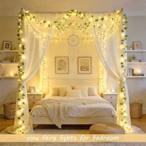 JMEXSUSS 100 LED Vines with Lights Battery Operated - Image 2