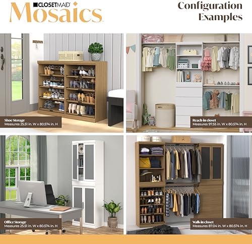 ClosetMaid Mosaics 4 Pull-Out Shoe Storage Unit, Holds Up to 24 Pairs of Shoes - Image 6