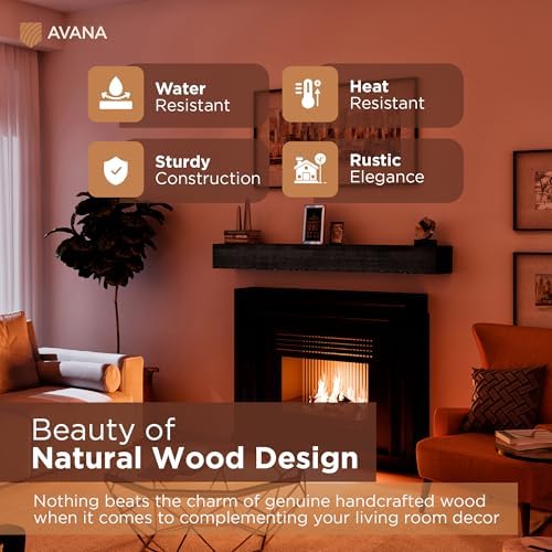 Avana Rusticfireplace Mantel - Image 4