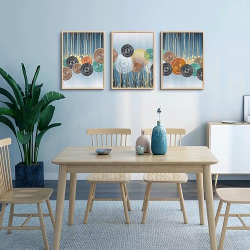 Natural Wood Framed Art Set - Image 4