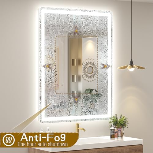 SMIROR 24x32 LED Lighted Bathroom Vanity Mirror - Image 6