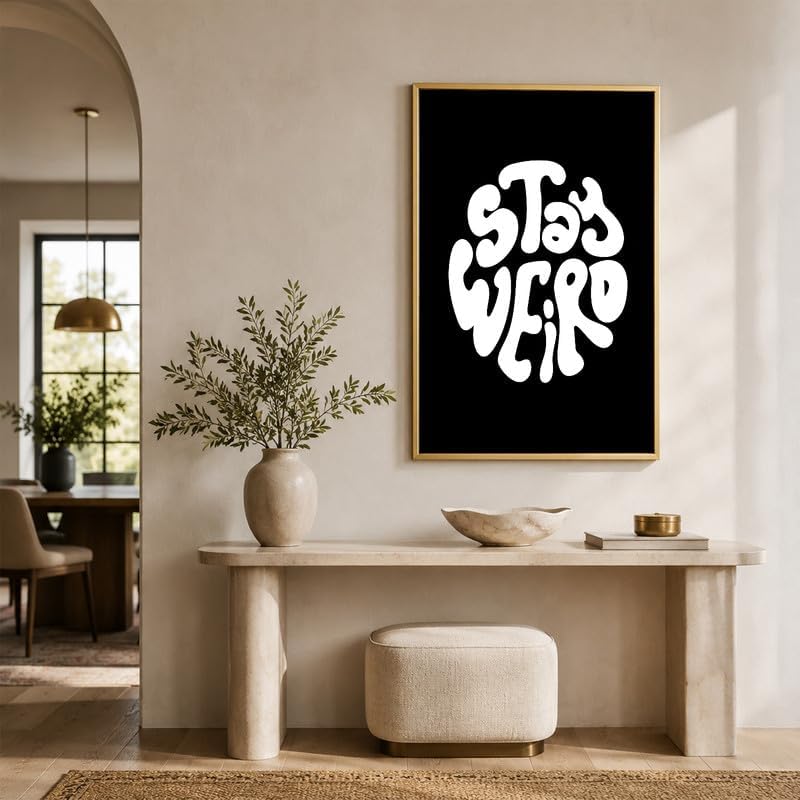 InkFlow Posters Stay Weird Canvas Poster - Image 6