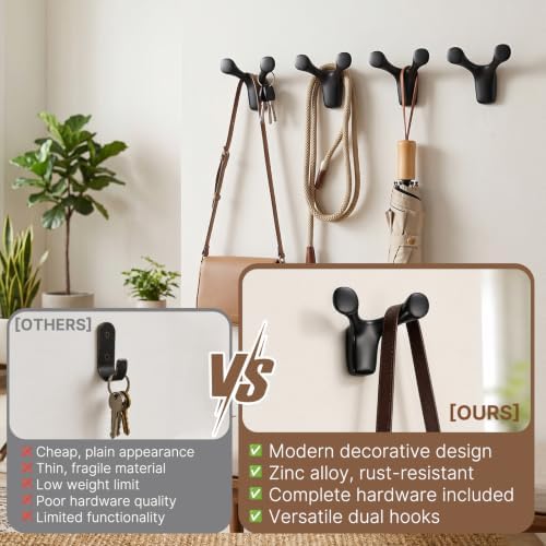 POZEAN Coat Rack Wall Mount - Image 5