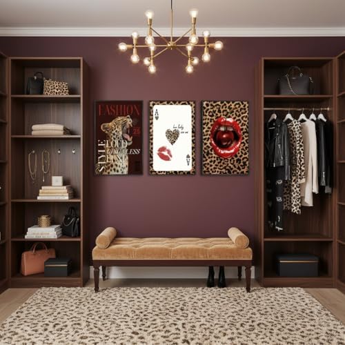 FTHMTN 3pcs Trendy Cheetah Wall Art - Image 6