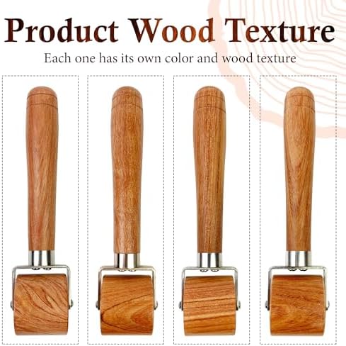 SAVINA Quilting Seam Roller, Wooden Pressing Roller - Image 4