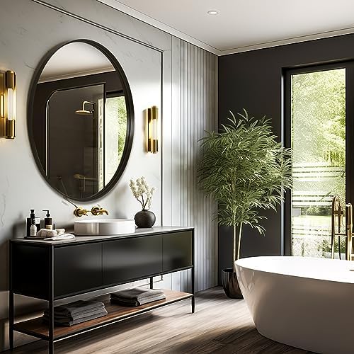 32 Inch Round Bathroom Mirror - Image 5