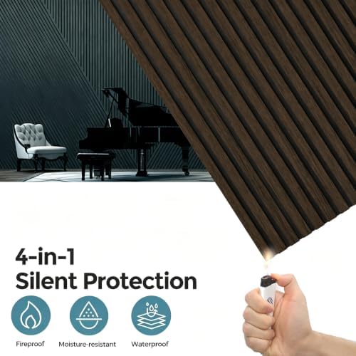 AKUMAX Extra-Thick 0.7" Wood Slat Acoustic Wall Panels, 2 Pack 47.2" x 23.6" - Image 6