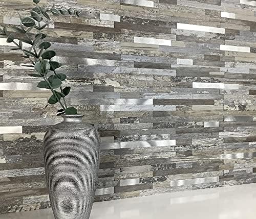 DICOFUN 10-Sheet Peel and Stick Backsplash Wall Tile, PVC Kitchen Backsplash - Image 2