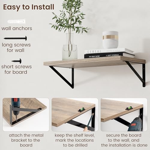 Axeman 12 Inch Deep Floating Shelves - Image 6