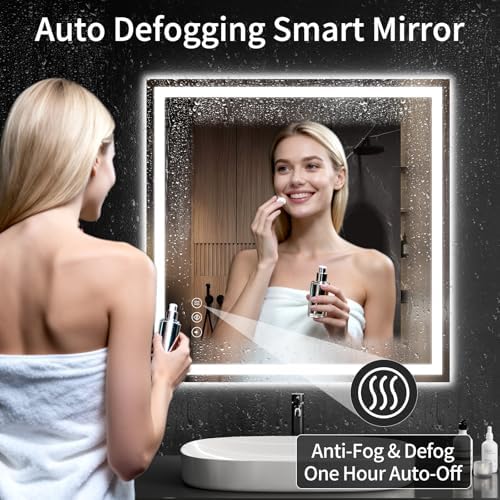 36"x36" LED Bathroom Mirror - Image 3