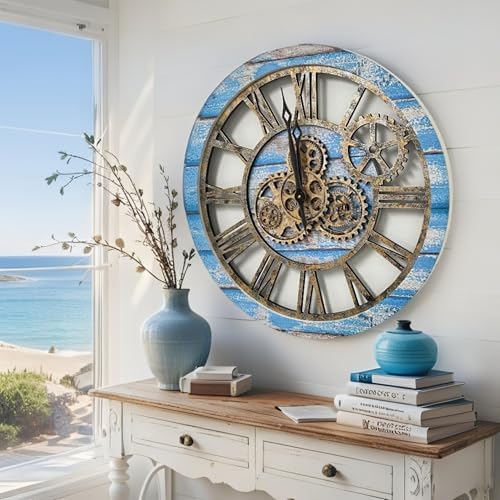 ImprovingLife The Original Real Moving Gear Wall Clock Vintage Industrial - Image 4