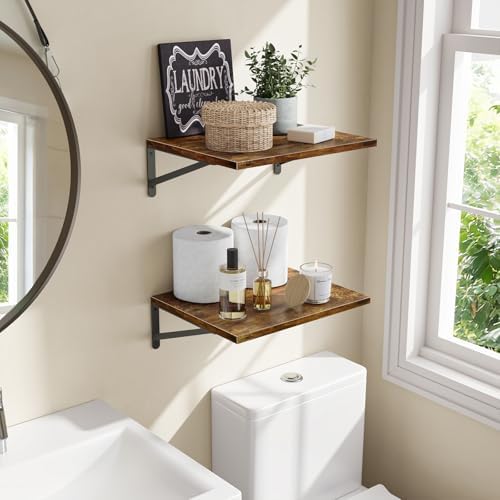Fixwal 2pcs 11.8 in Deep Floating Shelves - Image 2