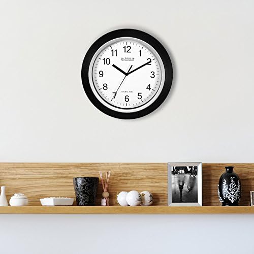 La Crosse Technology WT-3102B 10-Inch WWVB Self-Set Analog Wall Clock and - Image 4