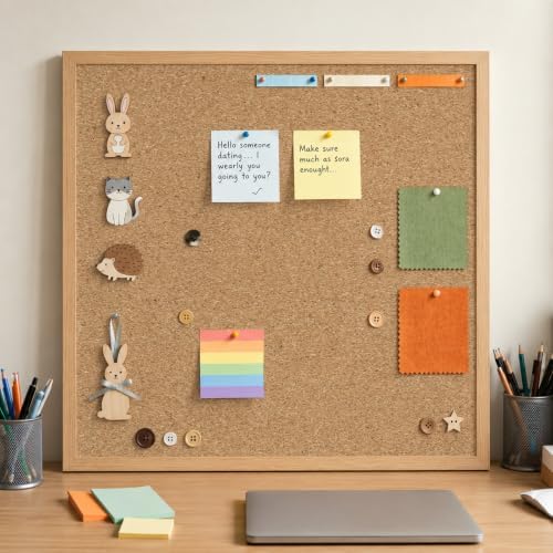 VEELIKE Natural Fined-Grain Cork Peel and Stick Wallpaper 15.7''x78.7'' Self - Image 4