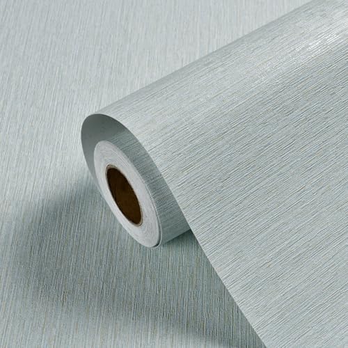 Haimin Grasscloth Wallpaper Peel and Stick 20.9"x 393" Fabric Contact Paper by HaiminHomeDecorWallpaper