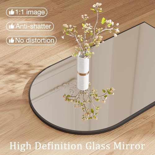 NEWBULIG 24"X36" Arched Bathroom Mirror - Image 3