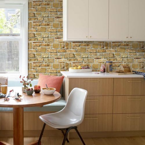 COMSTICKC 3D Peel and Stick Faux Stone Wall Panels - Image 6