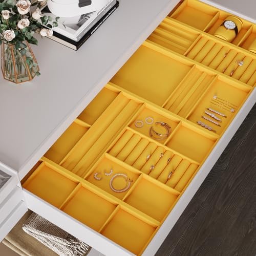 VaryPaper 15.7"x78.7" Mustard Yellow Velvet Fabric Self Adhesive Flocking - Image 2
