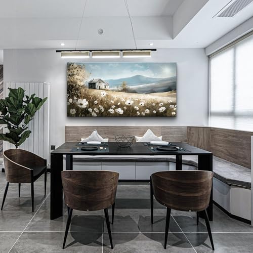 Wapluam Canvas Wall Art For Living Room Large Wall Decor For Bedroom Field - Image 3