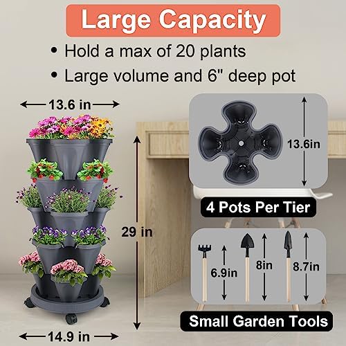 GameXcel Vertical Planter Tower - Image 4