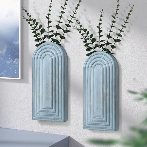 EOSAHR Wall Vase: Wall Planter for Fake Flowers for Living Room Decor by EOSAHR
