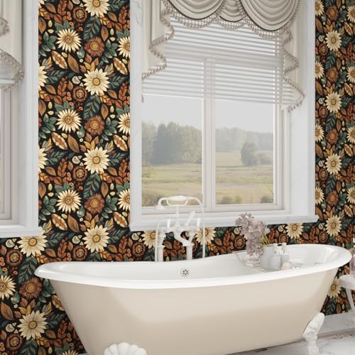 Laatse Boho Wallpaper Peel and Stick 17.5"x118" - Image 6