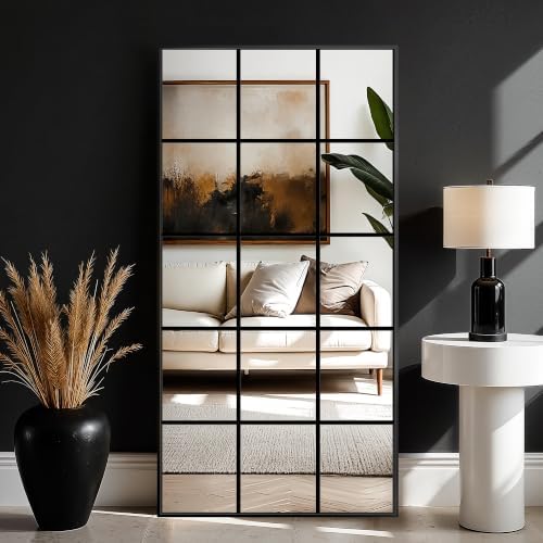 Full Length Mirror Window Pane by Unknown
