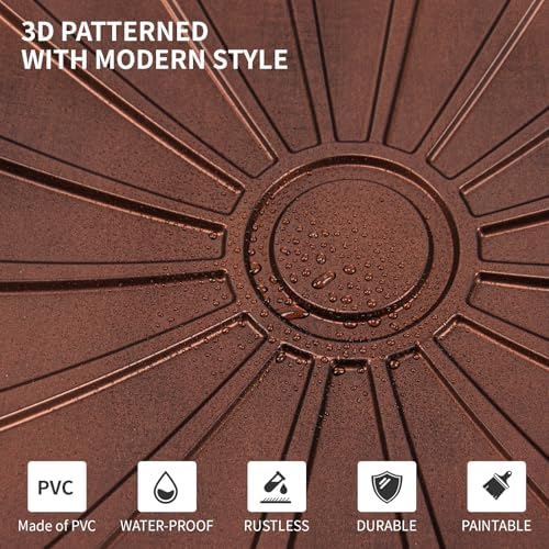 Art3dwallpanels Ceiling Tiles 12 Pack, 24 x 24 Inch, Antique Copper - Image 7