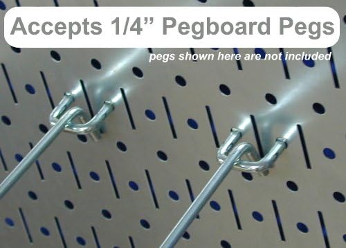 Wall Control Pegboard Organizer 4 ft. Metal Pegboard Standard Tool Storage Kit - Image 2