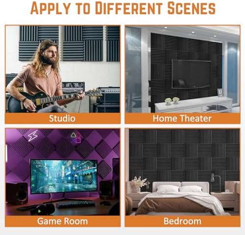 24 Pack Sound Proof Foam Panels - Image 6