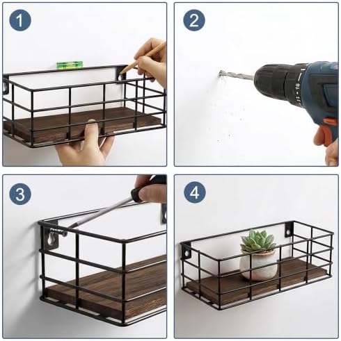 Fixwal Wire Frame Floating Shelves - Image 7