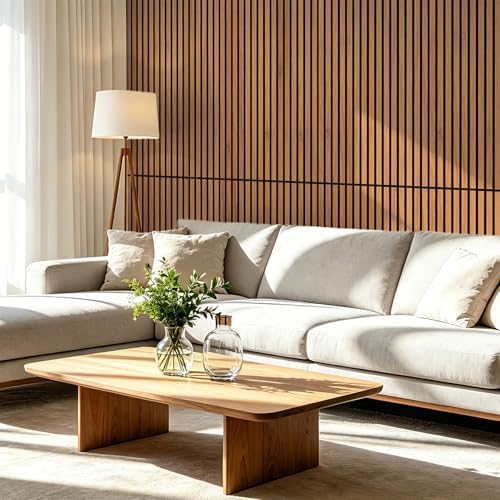 Art3d 47 x 23.6 Inch Acoustic Wood Slat Design Wall Panels - Image 2