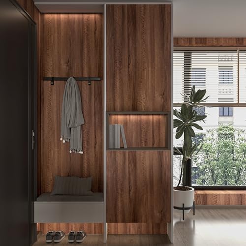Large Walnut Wood Contact Paper Peel and Stick Wood Wallpaper Removable - Image 4